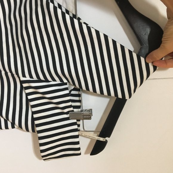 Striped Asymmetrical Abstract Dress - Picture 5 of 7